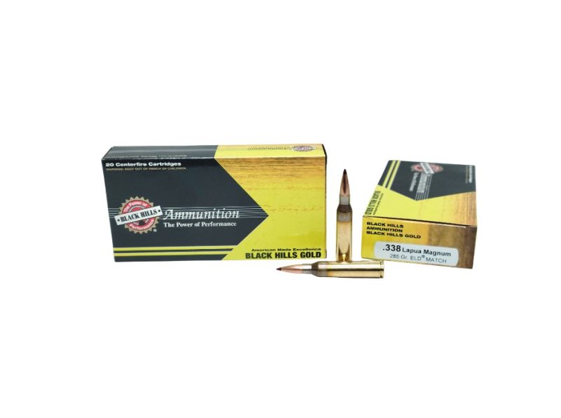 Black Hills Gold .338 Lapua 285 Grain ELD M