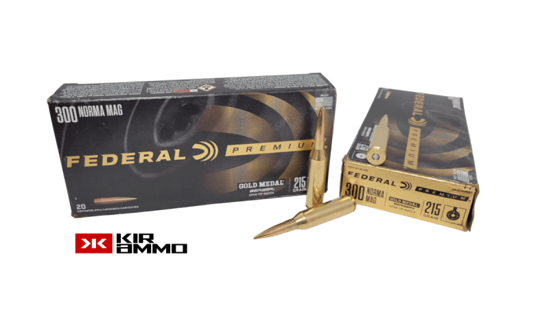 Federal .300 Norma Mag Berger Gold Medal 215 Grain e1642120454742