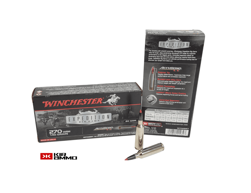 Winchester .270 WSM 140 Grain Accubond e1636847622690